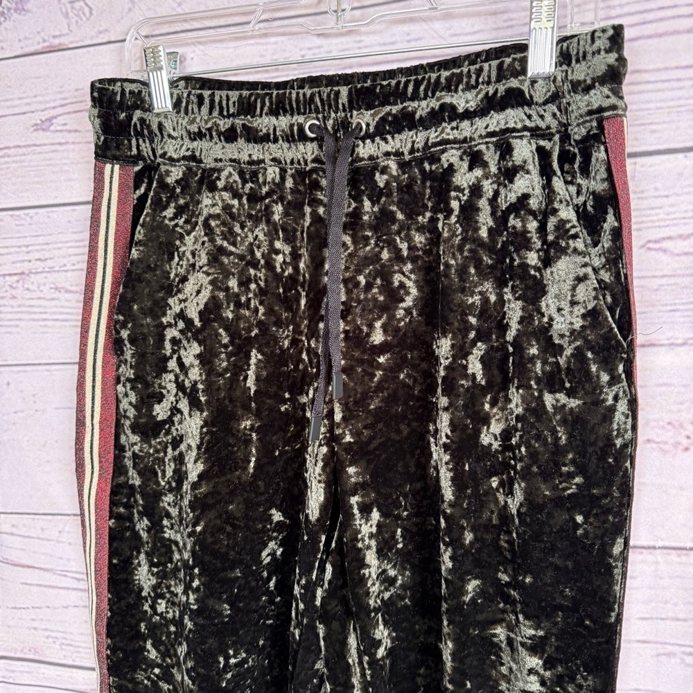 ZARA Womens Velour High Rise Jogger sweatpants Size M - Picture 3 of 13